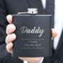 'Dad, I Think You're Neat' Personalised Hip Flask, thumbnail 2 of 7