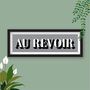 Au Revoir Framed Typography Print, thumbnail 8 of 10