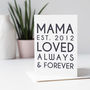 Personalised Mama Mother's Day Card, thumbnail 1 of 4