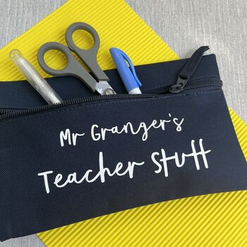 Thank You Teaching Assistant Stuff Personalised Pencil Case, 4 of 5