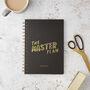 Master Plan Hardback Personalised Notebook, thumbnail 3 of 8