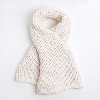 Sam Scarf Beginner Knitting Kit, 6 of 10