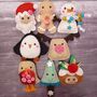 Cute Christmas Garland With Five Characters, thumbnail 2 of 12