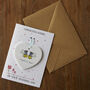 Personalised 'Meant to Bee' Wedding Keepsake Card, thumbnail 3 of 3