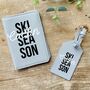 Personalised Ski Season Passport Cover And Luggage Tag, thumbnail 1 of 6
