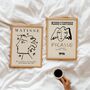 Neutral Decor Wall Art Print Set Of Two, thumbnail 2 of 3