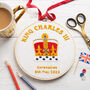 Easy Embroidery Kit King Charles Coronation, thumbnail 1 of 7