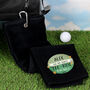 Golf Gifts Personalised Golf Towel, thumbnail 1 of 5