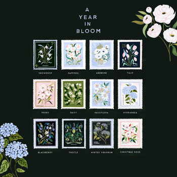 2025 A Year In Bloom Desk Calendar, 10 of 10