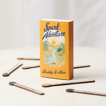 Personalised Dad And Child 'Spark Adventure' Activity Matches, 6 of 9