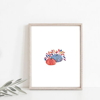 U Is For Urchin Print, 2 of 3