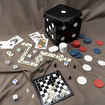 Six In One Cube Game Includes Chess, Cards | Age 14+, 8 of 8