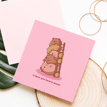 Cute Bear Greetings Card, 6 of 7