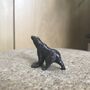 Miniature Bronze Polar Bear Sculpture, 8th Anniversary, thumbnail 5 of 8