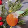 Glass Clementine Christmas Ornaments Keepsake, thumbnail 2 of 4