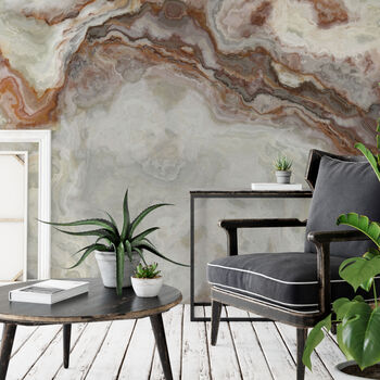 Abstract Onyx Mural Wallpaper, 2 of 5