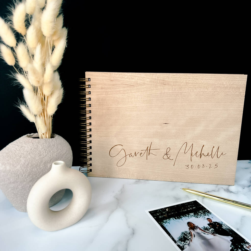 Calligraphy Wedding Guest Book Alternative By Secret Creation Ltd