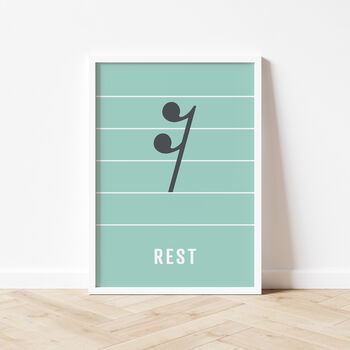 Note Rest Print | Semiquaver Note, 2 of 10