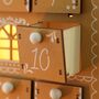 Wooden Gingerbread House LED Advent Calendar, thumbnail 3 of 7