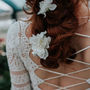 Serena Delphinium Wedding Flower Hair Pin, thumbnail 3 of 4