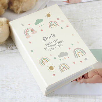 Personalised Rainbow Photo Album With Sleeves, 2 of 4