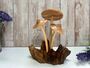 Handmade Wooden Mushroom Ornament Natural Decor And Gift, thumbnail 1 of 10