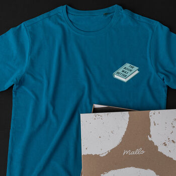 The Book Was Better Cotton T Shirt, 3 of 7