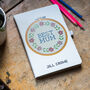 Cross Stitch 'Best Mum' Personalised Notebook, thumbnail 5 of 7