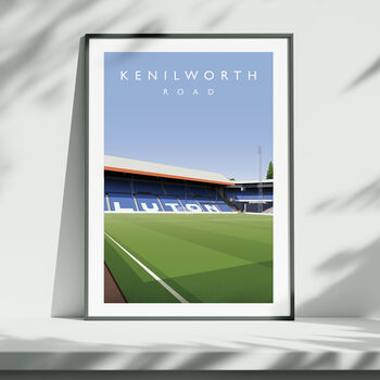 Luton Town Kenilworth Road Kenilworth Stand Poster, 2 of 7