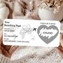 Personalised Boarding Pass, Boarding Pass Scratch To Reveal Card, thumbnail 6 of 8
