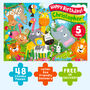 Personalised Jungle Fun Birthday Jigsaw Puzzle, thumbnail 4 of 9