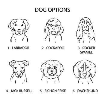 Personalised Dog Breed Cufflinks, 4 of 7