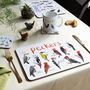 'Peckers' Playful Bird Place Mat, thumbnail 2 of 5