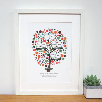 Personalised Family Tree For Grandparents, 4 of 9