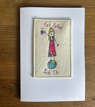 Personalised 'Best Teacher In The World' Card, 4 of 7