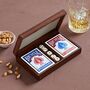 Leather Playing Cards And Dice Storage Box, thumbnail 1 of 3