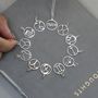 Sterling Silver Zodiac Charm Necklace, thumbnail 1 of 7