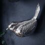 Set Of Four Bird Wall Hooks In Silver, thumbnail 2 of 2