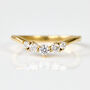 The Yellow Gold Ariadne Diamond Wedding Ring, thumbnail 1 of 5