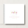 Personalised 40th Ruby Anniversary Memory Book, thumbnail 2 of 7