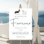Dog Wedding Sign Choose A Seat Not A Side, thumbnail 2 of 8