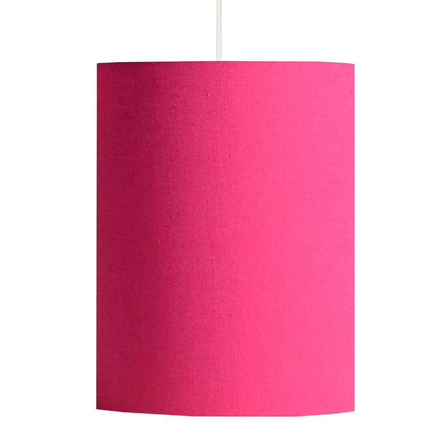 Handmade Hot Pink Lamp Shade By Hunkydory Home Notonthehighstreet Com Handmade Hot Pink Lamp Shade