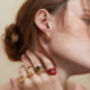Chunky Hoop 8mm Gold, thumbnail 2 of 3