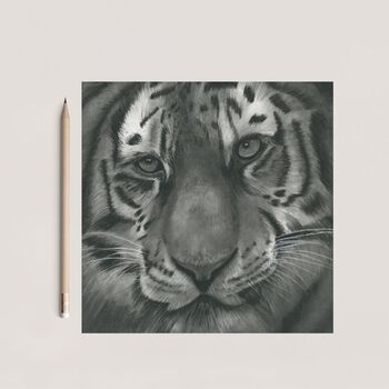 Hercules The Tiger Greeting Card And Envelope, 4 of 4