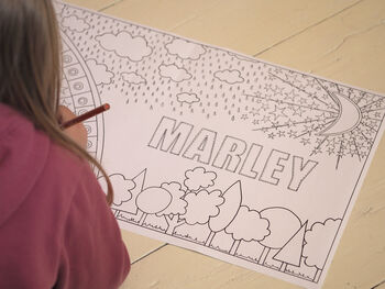 Personalised Big Rainbow Colour In Poster, 2 of 6
