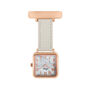 Square Leather Nurse Fob Watch, thumbnail 5 of 6