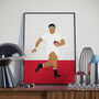 Manu Tuilagi England Rugby Poster, thumbnail 1 of 4