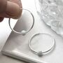 Sterling Silver Disco Ball Hoops, thumbnail 2 of 10