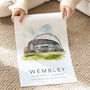 Wembley Football Stadium Print, thumbnail 2 of 7