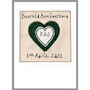 Personalised Emerald 55th Wedding Anniversary Card, thumbnail 11 of 12